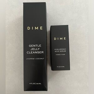 NWT DIME BEAUTY duo. Gentle Jelly Cleanser & Hyaluronic Acid Serum.